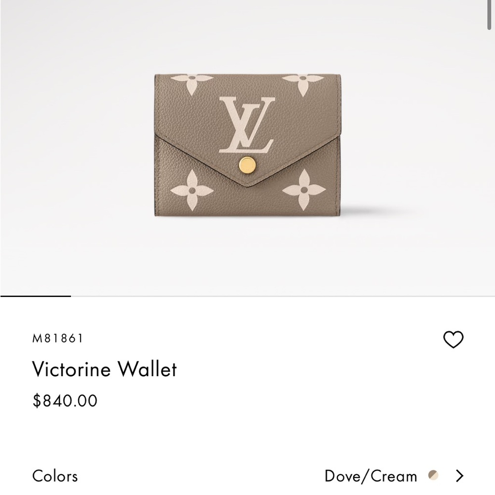 Louis Vuitton Victorine Wallet
